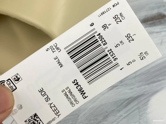 Adidas Slide Yeezy FW6345 Bone 1119